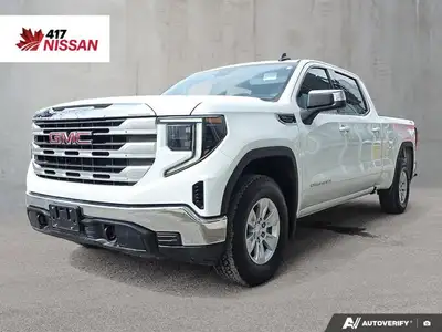 This 2024 GMC Sierra 1500 SLE features a 13.4-inch diagonal multicolor touchscreen with Google built...
