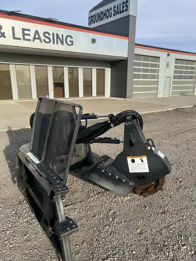 Bobcat SGX60 Stump Grinder Skid Steer Attachment- 7 Pin Connector $12,500