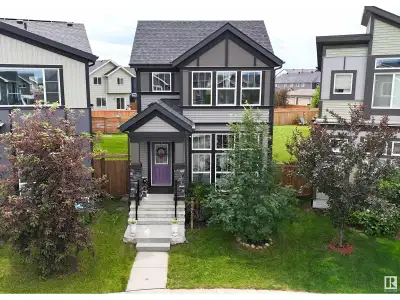 2018 Jaymen built 2-storey with detached double 20x20 garage on a large pie-shaped lot in Secord. Th...