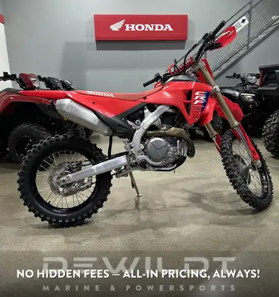 Honda CRF450RX: 450cc Competition Dirt Bike For riders who live by the credo go big or go home, the...