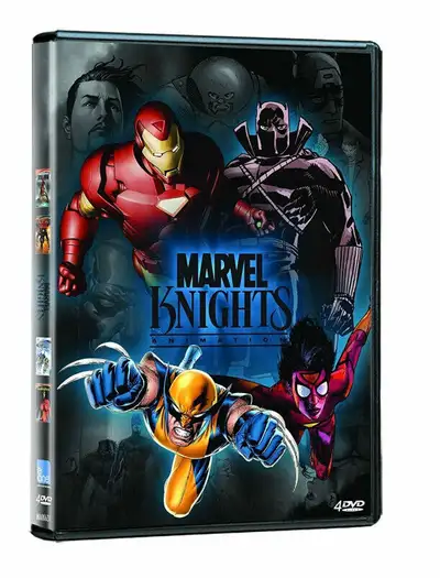 Marvel Knights Animation 4 DVD Movies Collectors Set (Rated 14A), View more