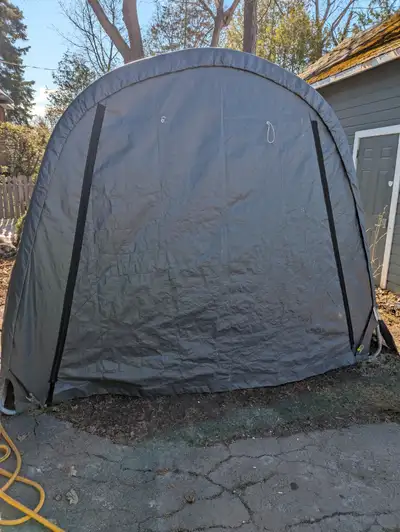 See other ads, spring clean up! Lot's for sale! 10x20 Shelter logic. Started to take it apart but fi...