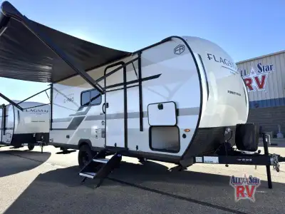 Forest River Flagstaff E- Pro LE travel trailer E17LE highlights: 54in.in. x 74in.in. Bed Bunkhouse...