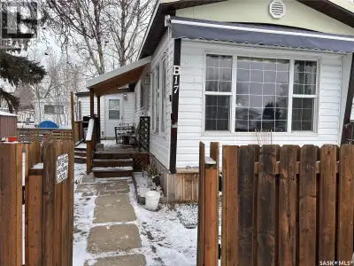 Cozy 2 bedroom mobile home in the Prairie Oasis Trailer Court. Most windows updated, siding, and som...