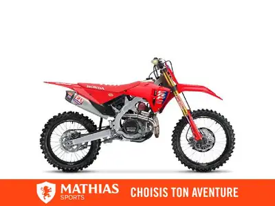 Concessionnaire des véhicules neufs et d'occasion. Motocross HONDA CRF450RWE 2025 Mathias Sports est...