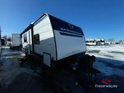 Keystone Springdale Classic travel trailer 2300BH highlights: Front Semi-Private Bedroom Exterior St...
