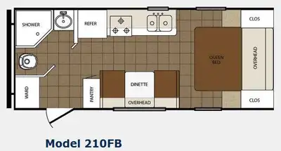 Tracer Series Travel Trailer, Rear Ward., Toilet, Shower, Lav., Refrigerator, 3-Burner Range, Double...