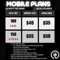 THE BEST CELL PHONE PLANS EVER! CALL US NOW!