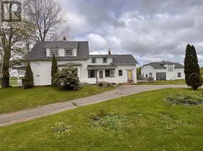 This solid farmhouse offers country living close to town. Wide open spaces for lovely long views acr...