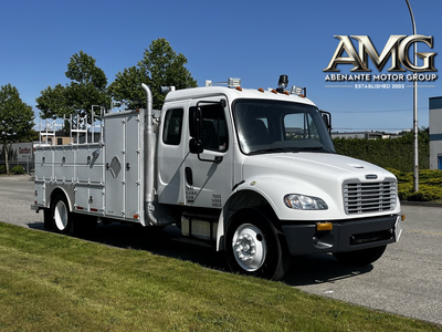 2004 Freightliner M2 106 Service Truck Cat C7 7.2L Turbo Diesel Allison Automatic Backup Camera Air...