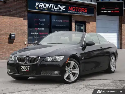 2007 BMW 335i Hardtop Convertible - Blue on Beige Leather Interior! Well Maintained! Loaded With Par...