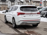 Recent Arrival! Quartz 2022 Hyundai Santa Fe Ultimate AWD Shiftronic 2.5L I4AWD, Black Leather. (image 5)
