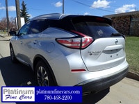 Silver 2015 Nissan Murano SL AWD, Black Leather interior, Panoramic Sunroof, Navigation System, Air... (image 3)