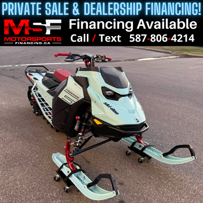 Welcome to Motorsports Financing - Kelowna! 2024 Skidoo Freeride Engine: 850