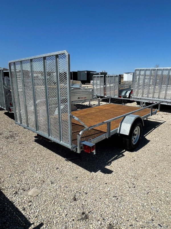 2022, 6×12 Single Axle Galvanized Utility Trailer by K-Trail in Other in Sudbury - Image 2