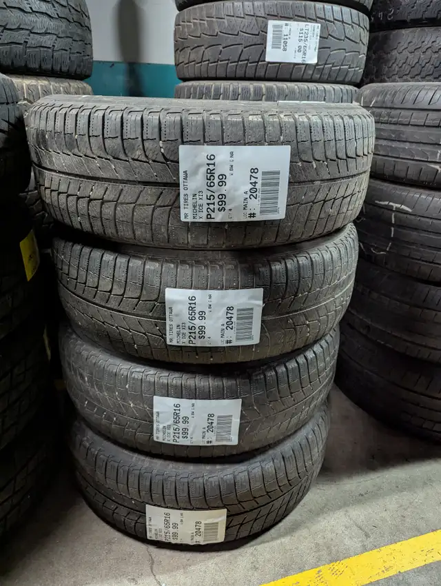 P215/65R16 215/65/16 MICHELIN X ICE XI3 TAG # 20478 in Tires & Rims in Ottawa - Image 2