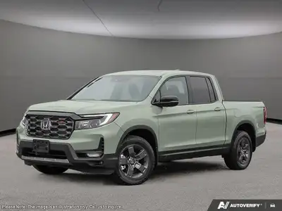 The 2026 Honda Ridgeline TrailSport in striking black with an AWD drivetrain offers unbeatable handl...