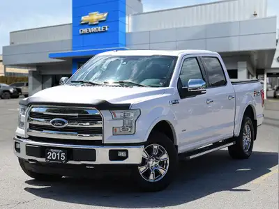 2015 Ford F-150 Lariat SuperCrew 4WD 3.5L V6 Premium comfort meets proven truck capability in this 2...