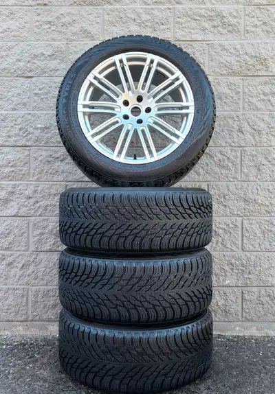 Winter / Snow Nokian Tyres Hakkapeliitta R3 SUV Studless 19 Tires And Replica Replika R188 Gloss Sil...