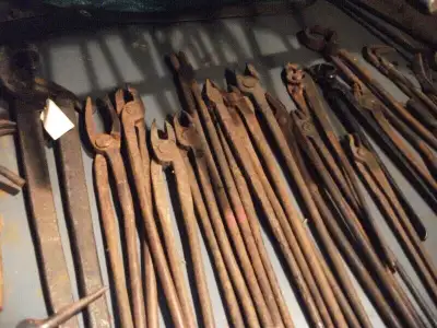 Assorted Blacksmith Tools, View more
