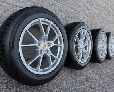 Hankook Winter I*Cept Evo3 X *NC0 Rated* Snow Tires and original 20 inch Porsche Cayenne staggered "...
