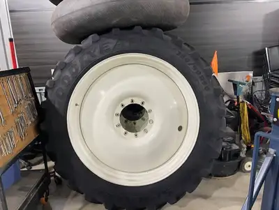 2020 GOODYEAR IF380/90R50 SPRAYER TIRES STOCK # XC086 380/90R50 80% TREAD WHITE RIMS SPRAYER TIRES A...