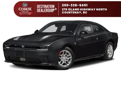 Bold and modern, this used 2024 Dodge Charger Daytona Scat Pack brings electric muscle to Courtenay...