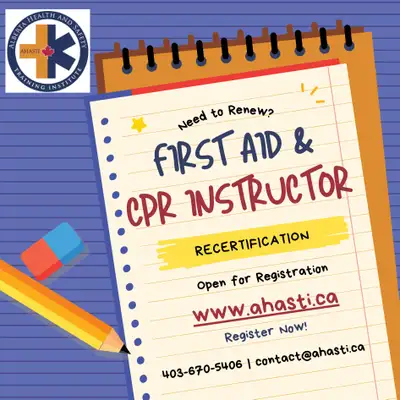 Red Cross Instructor Recertification: First Aid and CPR, View more