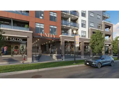 CRU 2 - 1,364 SF commercial strata unit at Unity South Langley, directly fronting Fraser Highway wit...