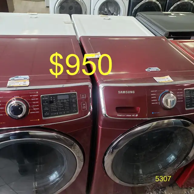 Washer and Dryer sets - Over 50% off the price of New Appliances62863267298305124