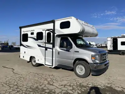 Embark on your next journey with the Adventurer 19RD Class C Motorhome. This gas-powered motorhome c...