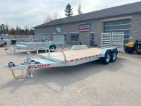 Galvanized 20’ - 18+2’ Beavertail Equipment Hauler 14,000 Lb