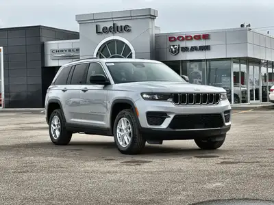 This Dealership Demo 2024 Jeep Grand Cherokee Laredo 4x4 has the 3.6L Pentastar Vvt V6 W/Ess engine...