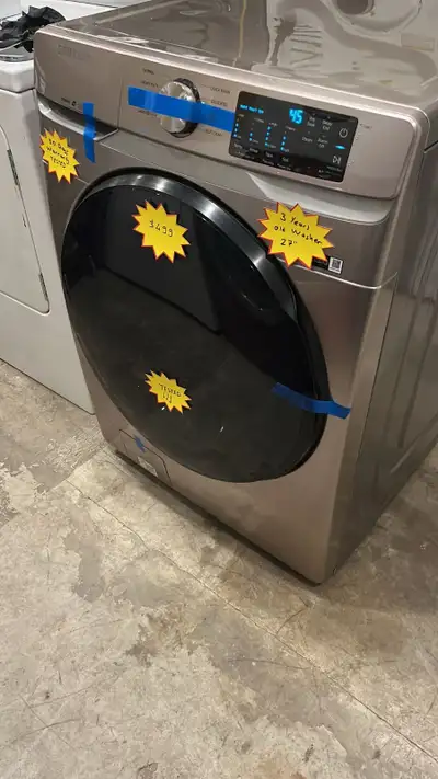 Samsung 27” Washer 3 Years Old  30-Day Warranty, View more