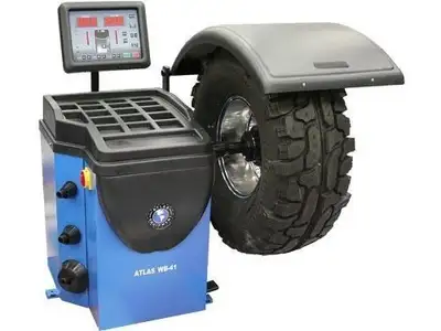 TIRE BALANCER / WHEEL BALANCER - $2,900.00 ATLAS WB41 - CLENTEC - - ATLAS AUTOMOTIVE EQUIPMENT - - S...