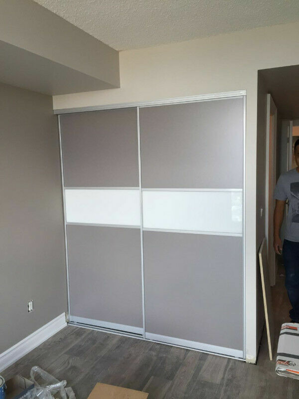 Closet doors whiteboard & mirrored （Call 6479614328） Storage