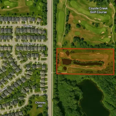 An exceptional opportunity awaits with this rare 13-acre parcel boasting 443 feet of frontage along...
