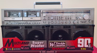 Sharp GF-777 Stereo Boombox, Serial 40603357