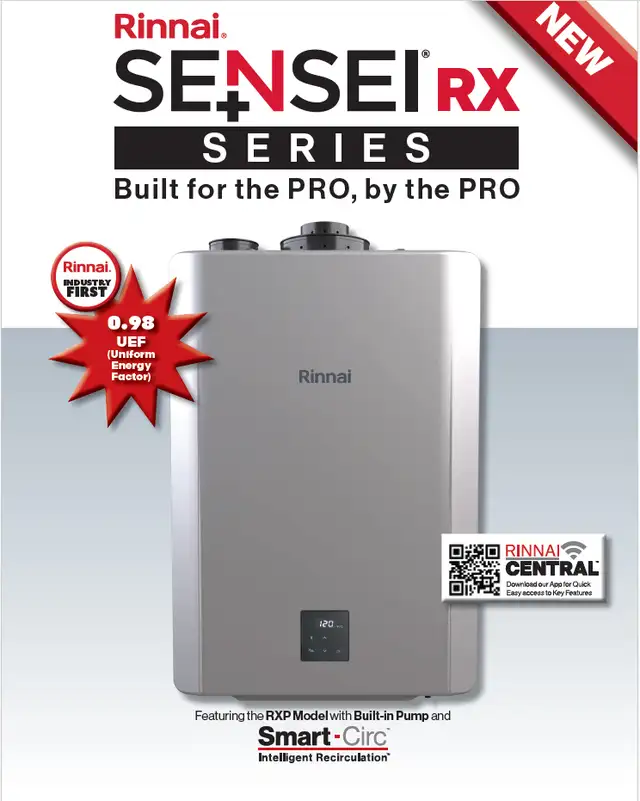 Hamilton TANKLESS Water Heater SALE - Rinnai RX Series.