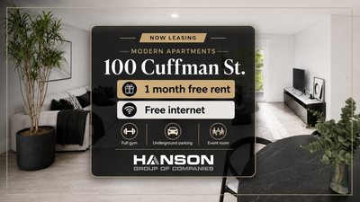 One Month Free! Available October 1, with The Hanson Group. This brand-new 1 bedroom, 1 bath wheelch...