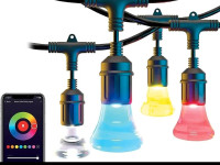 atomi smart Color String Lights â€°Ã›Ã’ Waterproof Outdoor WiFi