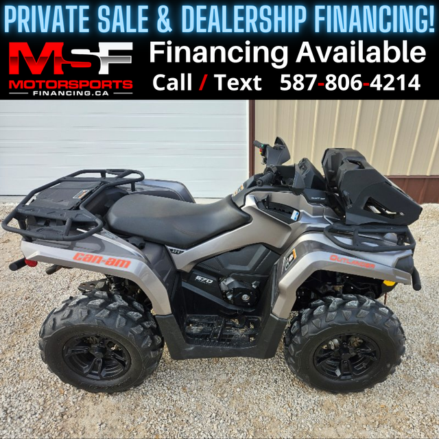 2017 CAN-AM OUTLANDER 570 XT EPS (FINANCING AVAILABLE) in ATVs in Strathcona County - Image 2