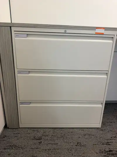 Steelcase 3 Drawer & Teknion 3Drawer Filing Cabinet, View more