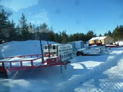 EAGLE TRAILER SALES 2022 Utility Trailer Used 3 times 5200 lbs axles 18ft. Trailer is Loaded With Op...