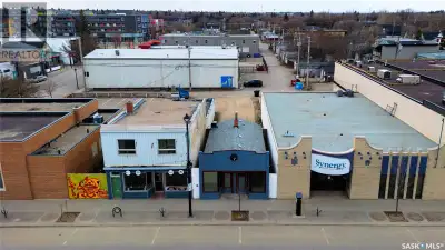 Located in the heart of Saskatoon's trendy Riversdale area, this versatile commercial property offer...