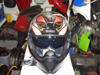 icon airflite helmet large red & black