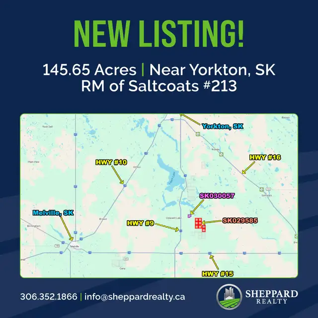 146 Acres | RM of Saltcoats #213 | Near Yorkton, SK
