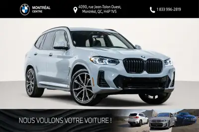 Découvrez ce magnifique véhicule d'occasion BMW X3 xDrive30i, provenant d'un seul propriétaire ayant...