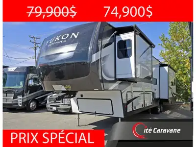 LIQUIDATION FIN DE SAISON !! 74 900$ !! PRIX REG 79 900$ Fifth wheel Dutchmen Yukon 400RL 2022, un m...