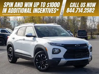 Compact, versatile, and stylish, the 2023 Chevrolet Trailblazer LT is a subcompact SUV designed for...